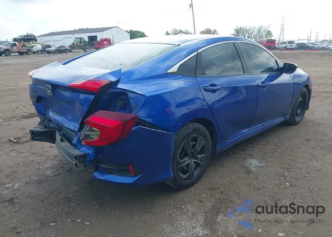 2017 Honda Civic Lx from USA, damaged, VIN 19XFC2F56HE028890